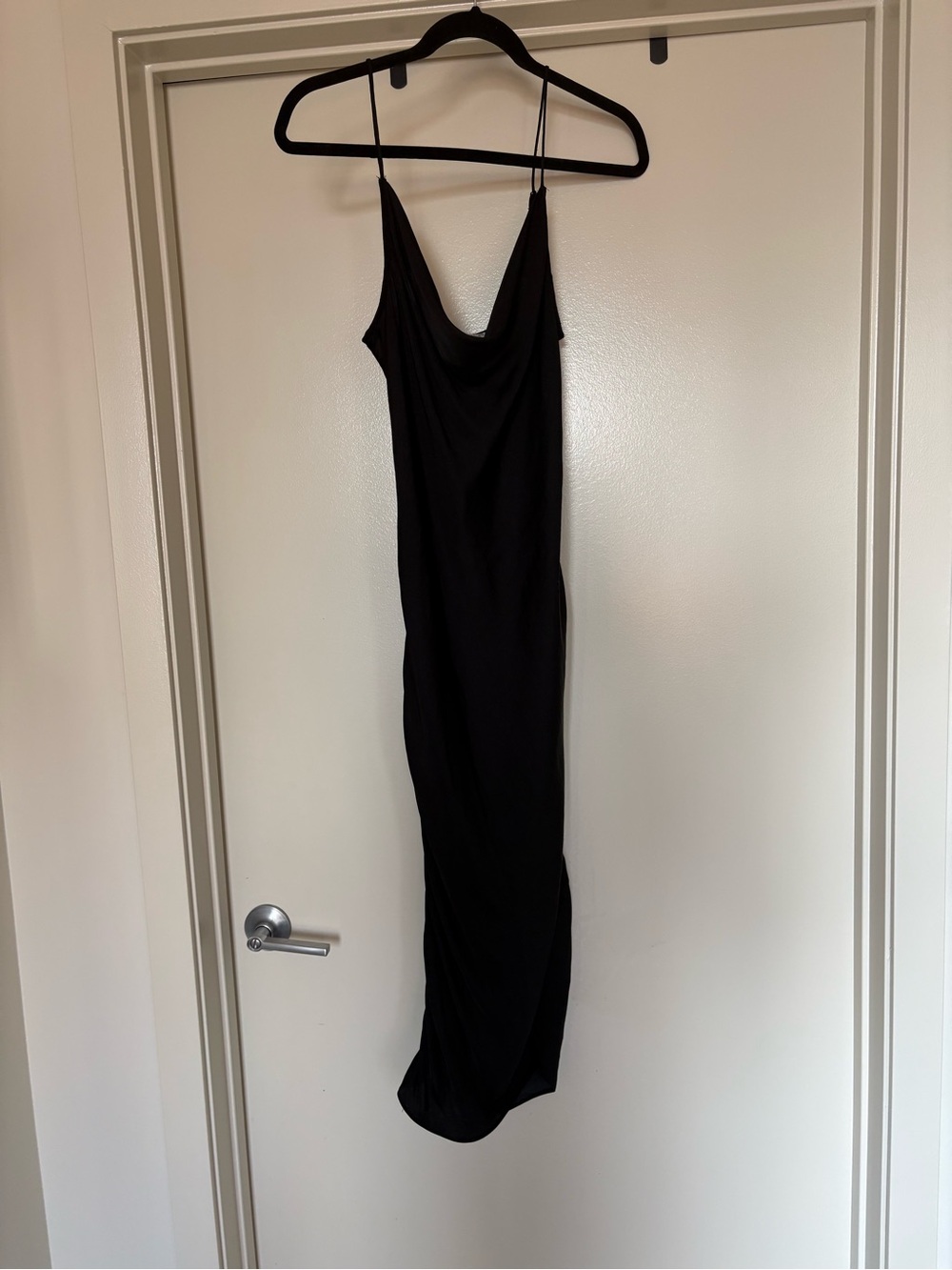 Free people scrunchy black dress